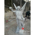 Marble Carving Cemetery Angel Sculpture For headstones